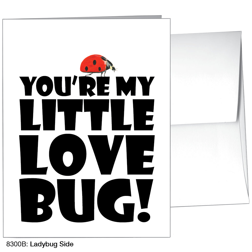Ladybug Side, Greeting Card (8300B)