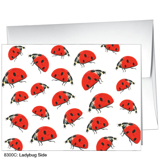 Ladybug Side, Greeting Card (8300C)