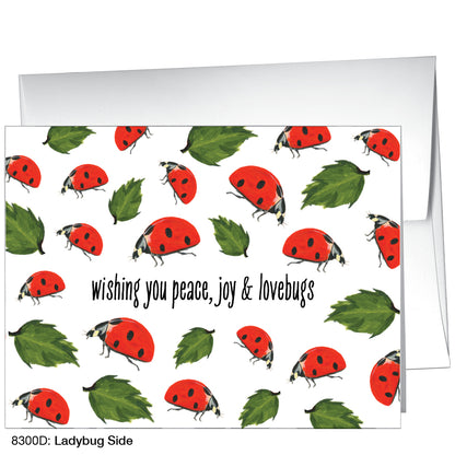 Ladybug Side, Greeting Card (8300D)