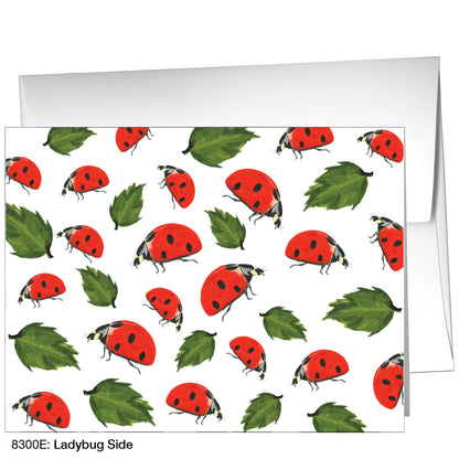 Ladybug Side, Greeting Card (8300E)