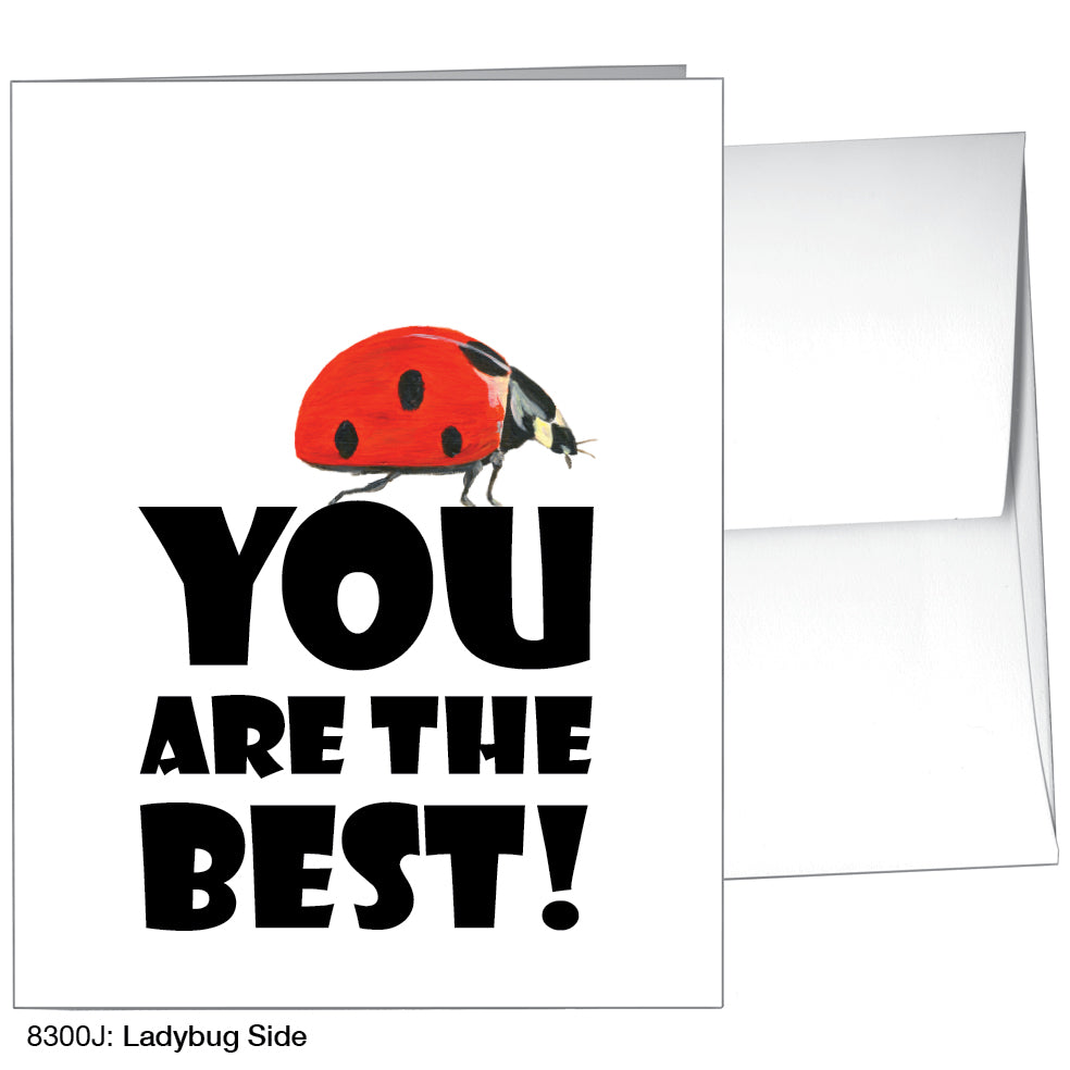 Ladybug Side, Greeting Card (8300J)