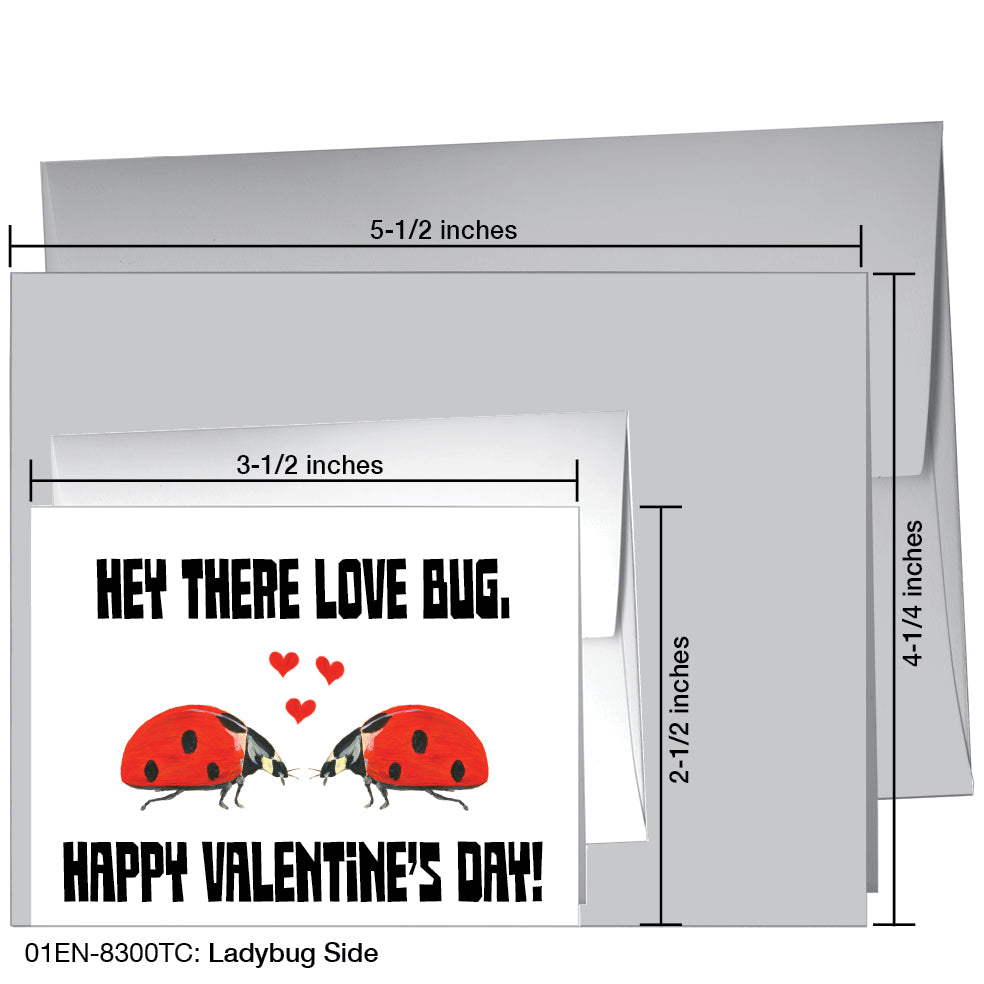 Ladybug Side, Greeting Card (8300TC)