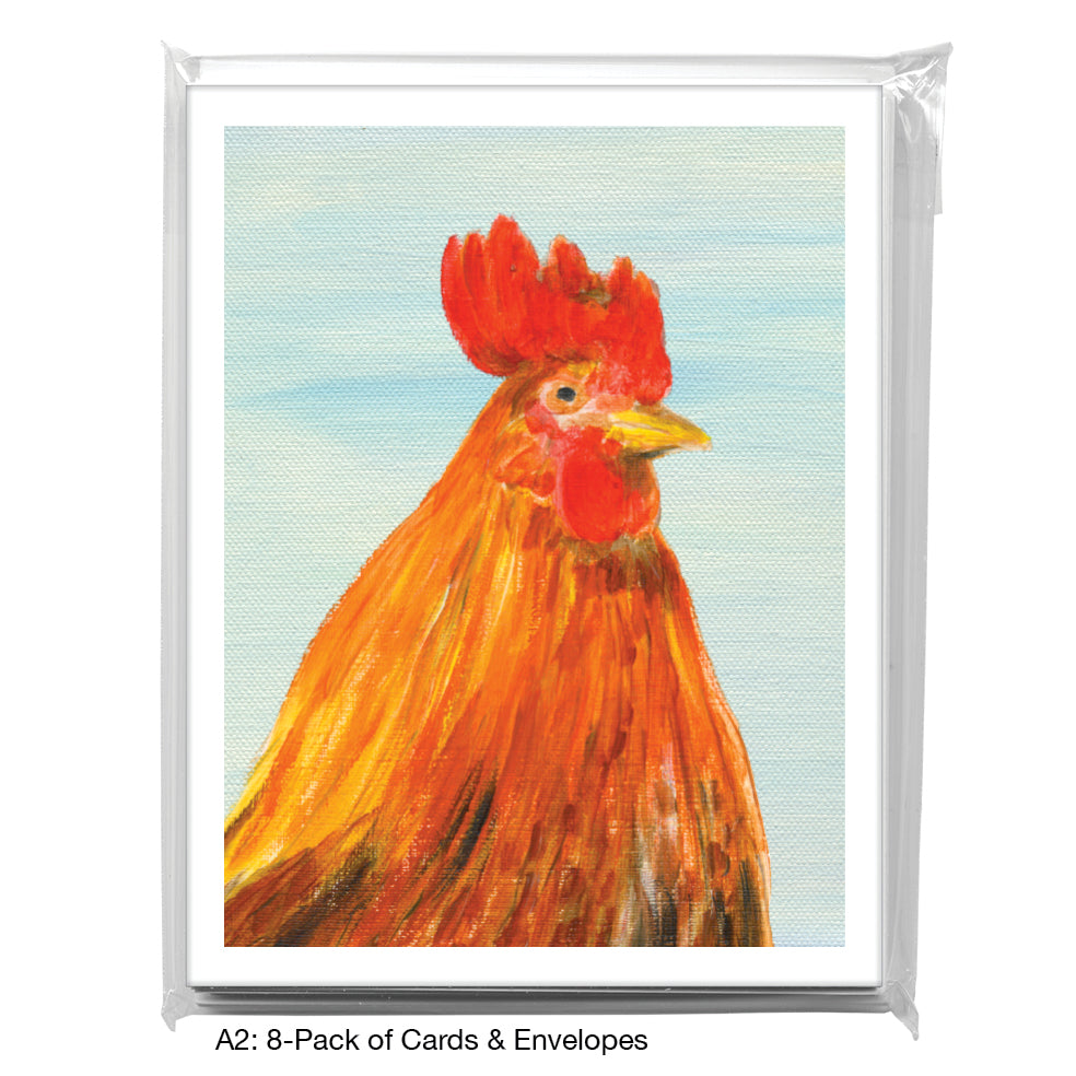 Rooster, Greeting Card (8303B)