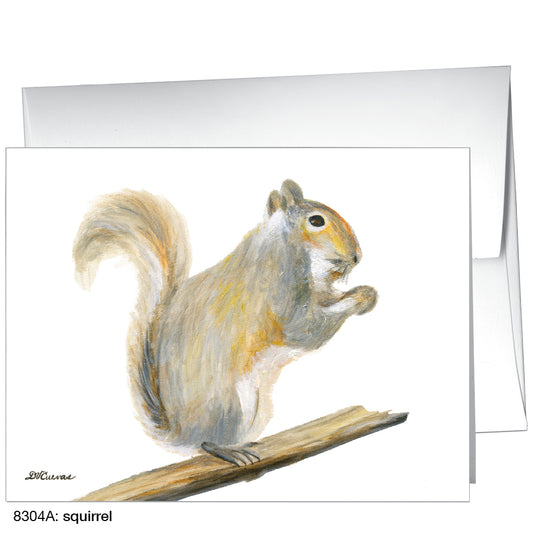 Squirrel, Greeting Card (8304A)