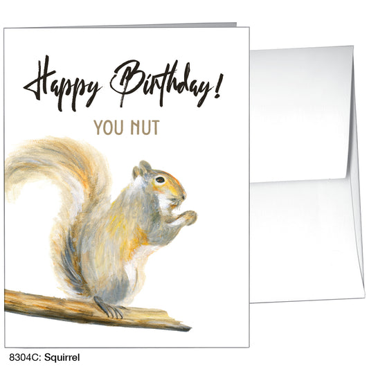 Squirrel, Greeting Card (8304C)