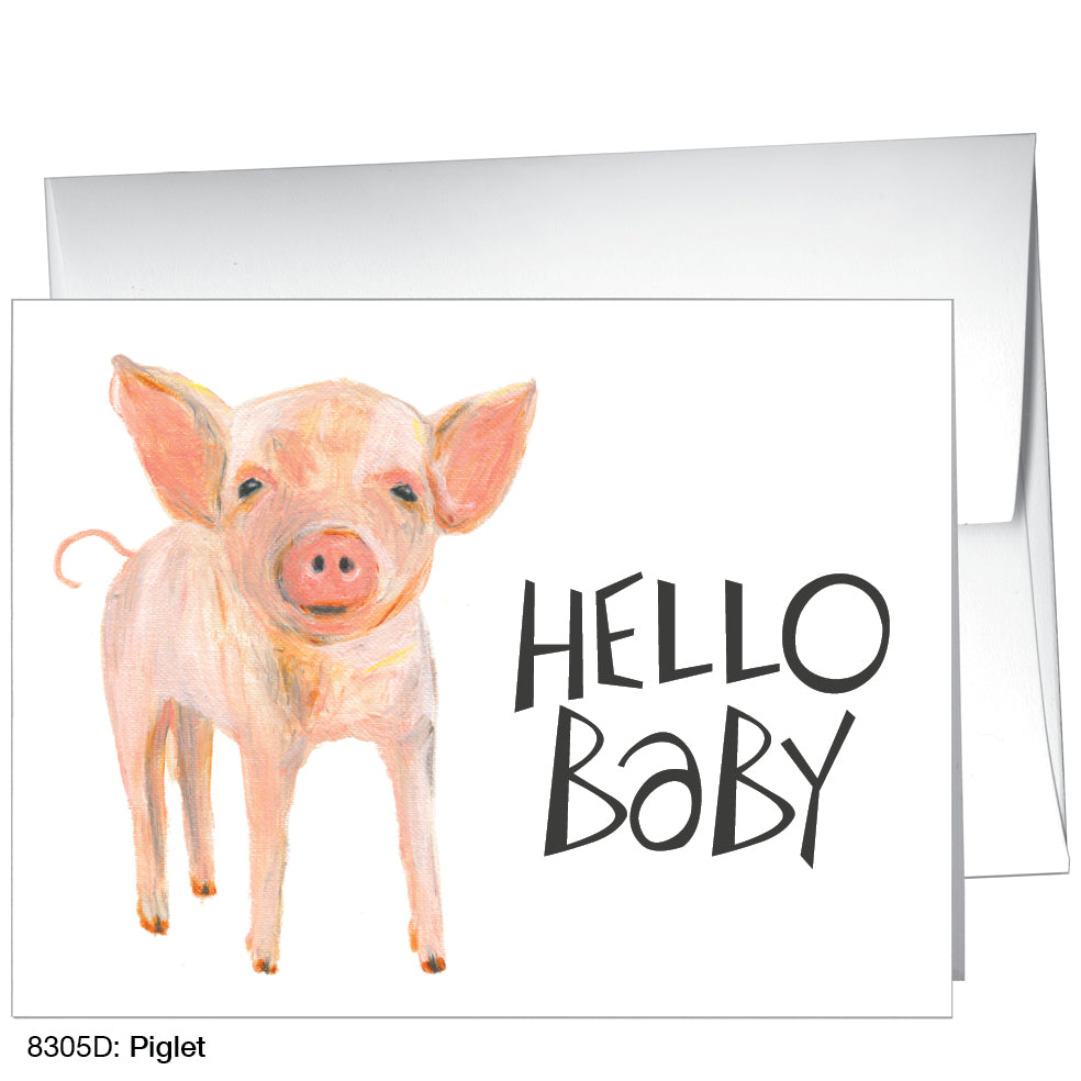 Piglet, Greeting Card (8305D)
