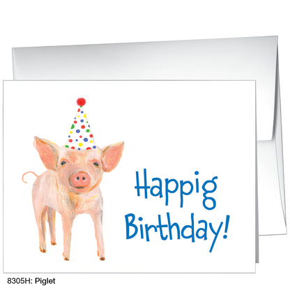 Piglet, Greeting Card (8305H)
