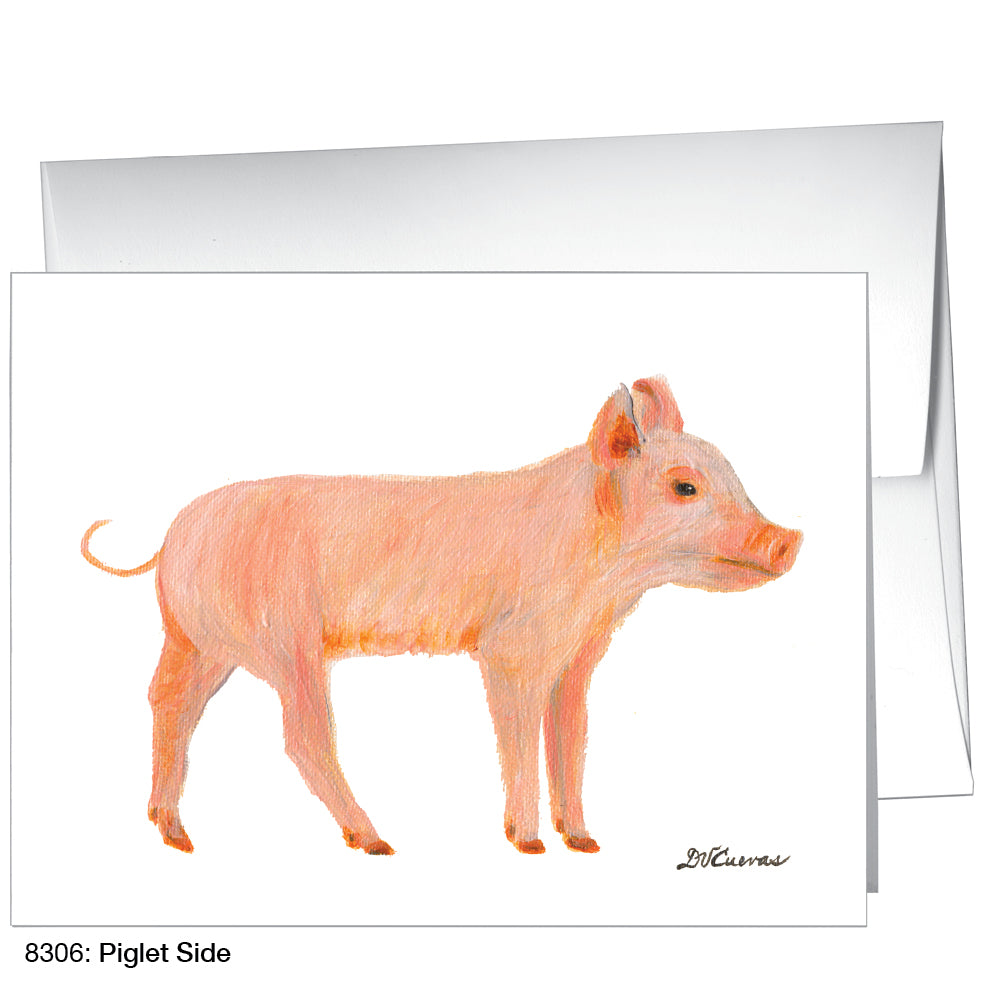 Piglet Side, Greeting Card (8306)