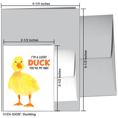 Duckling, Greeting Card (8308F)