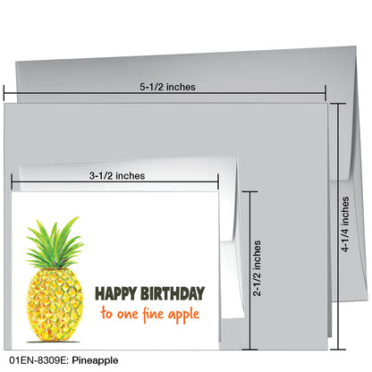 Pineapple, Greeting Card (8309E)