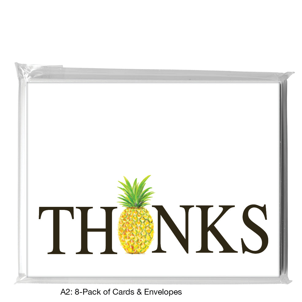 Pineapple, Greeting Card (8309J)