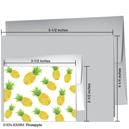 Pineapple, Greeting Card (8309M)