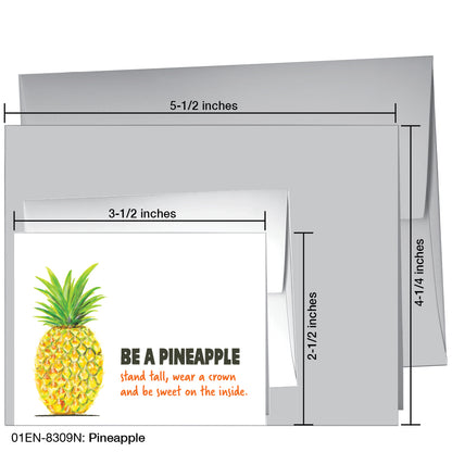 Pineapple, Greeting Card (8309N)