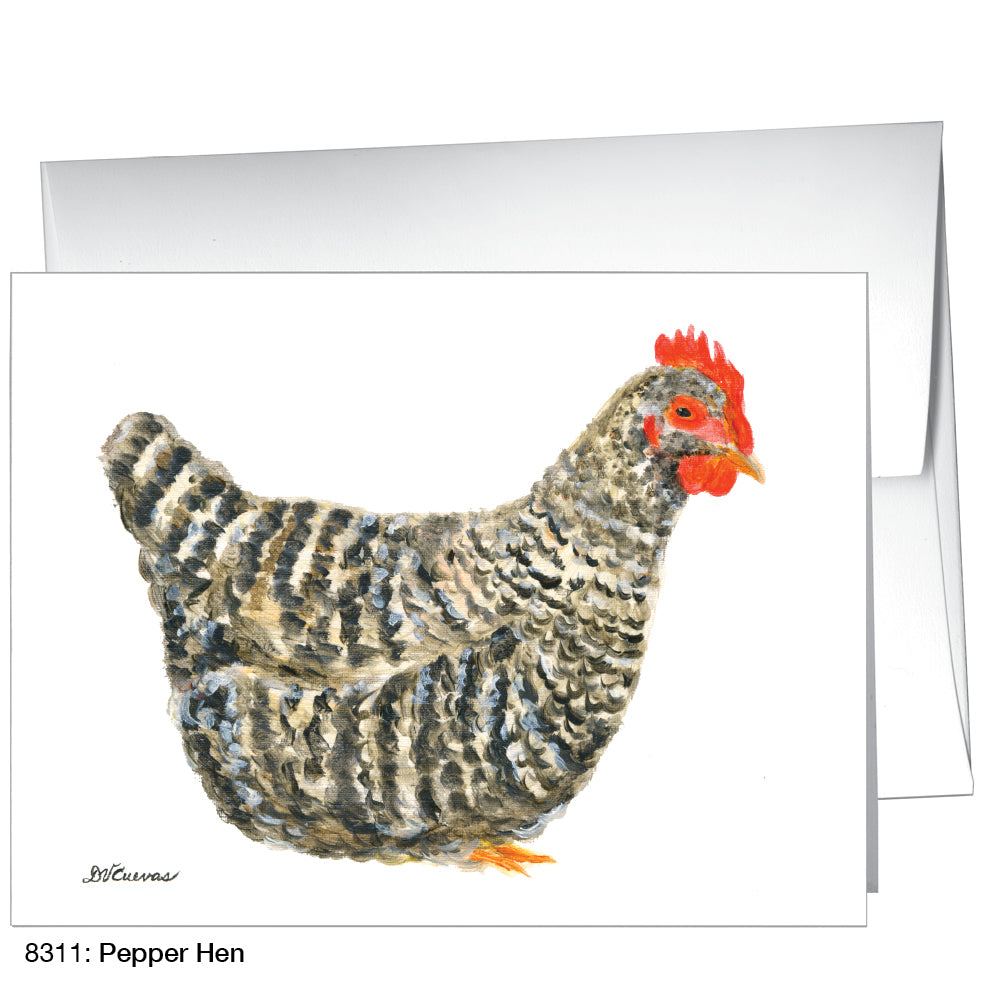 Pepper Hen, Greeting Card (8311)