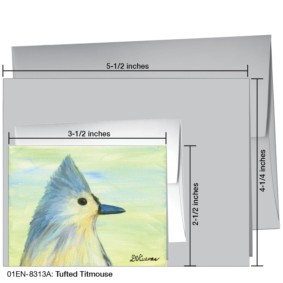 Tufted Titmouse, Greeting Card (8313A)