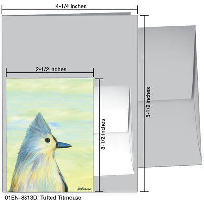 Tufted Titmouse, Greeting Card (8313D)
