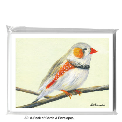 Songbird Finch, Greeting Card (8316A)