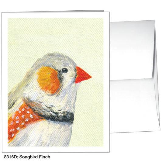 Songbird Finch, Greeting Card (8316D)