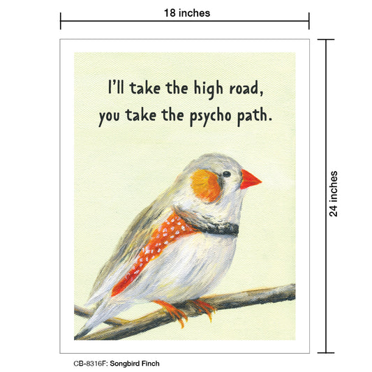Songbird Finch, Card Board (8316F)