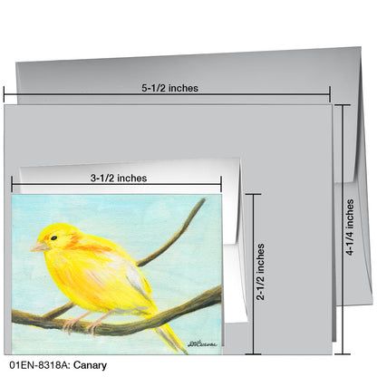 Canary, Greeting Card (8318A)