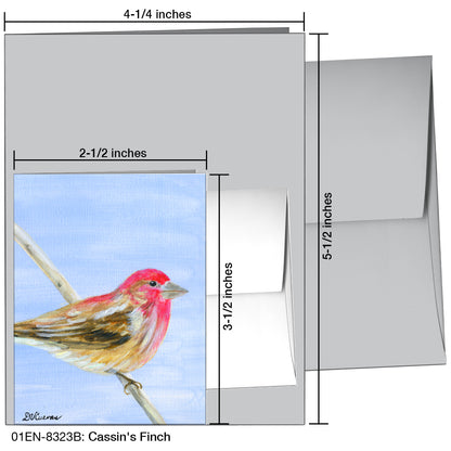 Cassin's Finch, Greeting Card (8323B)