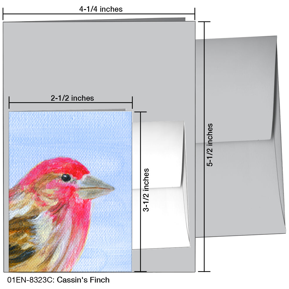 Cassin's Finch, Greeting Card (8323C)