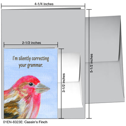 Cassin's Finch, Greeting Card (8323E)