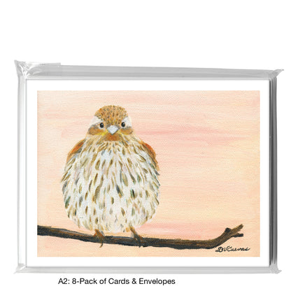 Sweet Finch, Greeting Card (8325A)