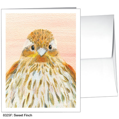 Sweet Finch, Greeting Card (8325F)
