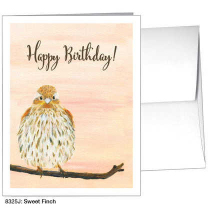 Sweet Finch, Greeting Card (8325J)