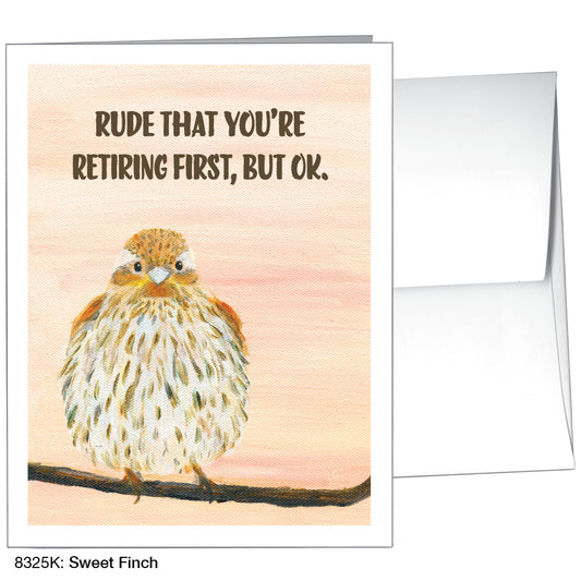 Sweet Finch, Greeting Card (8325K)