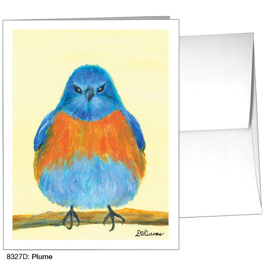 Plume, Greeting Card (8327D)