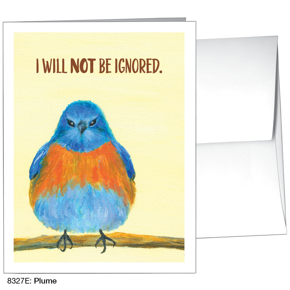 Plume, Greeting Card (8327E)