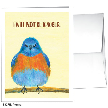 Plume, Greeting Card (8327E)