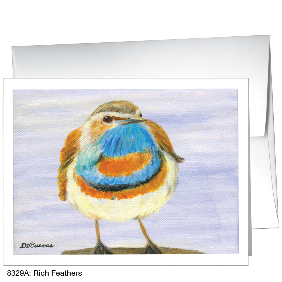 Rich Feathers, Greeting Card (8329A)