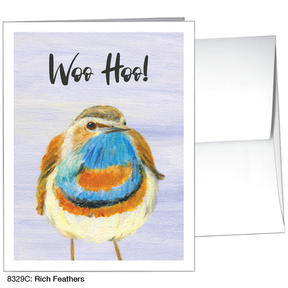 Rich Feathers, Greeting Card (8329C)