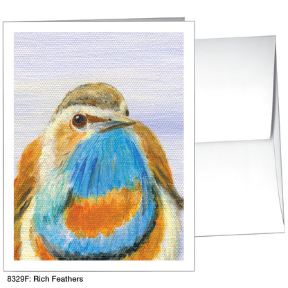 Rich Feathers, Greeting Card (8329F)