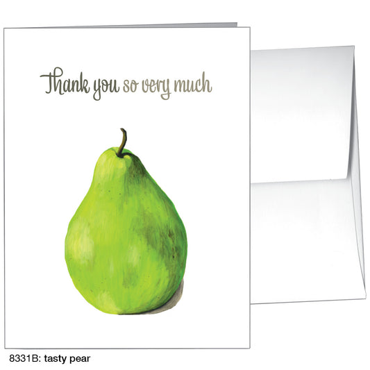 Tasty Pear, Greeting Card (8331B)