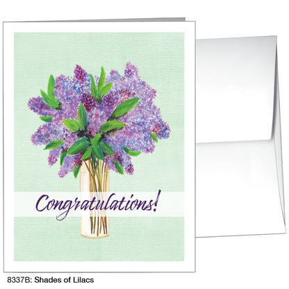 Shades Of Lilacs, Greeting Card (8337B)
