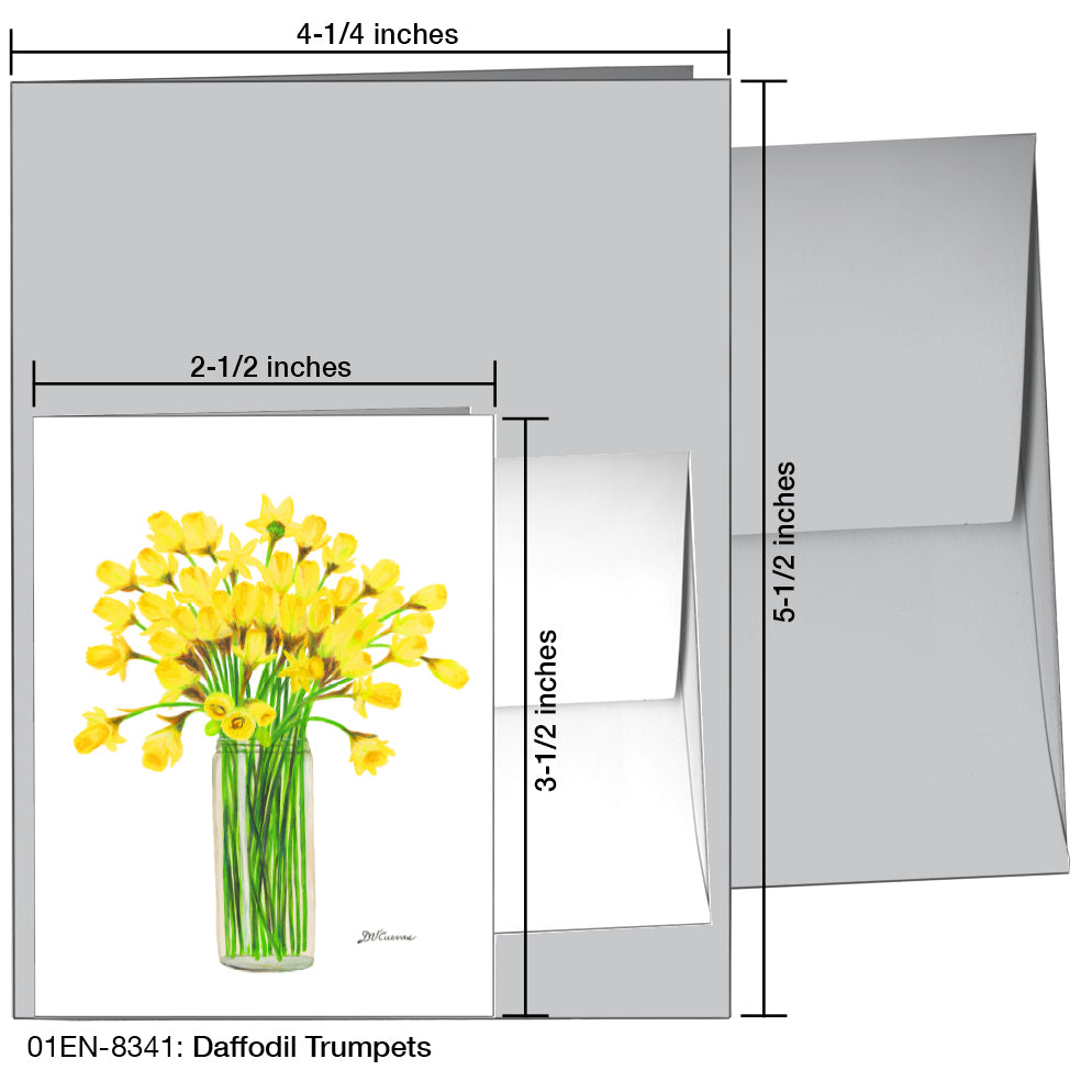 Daffodil Trumpets, Greeting Card (8341)