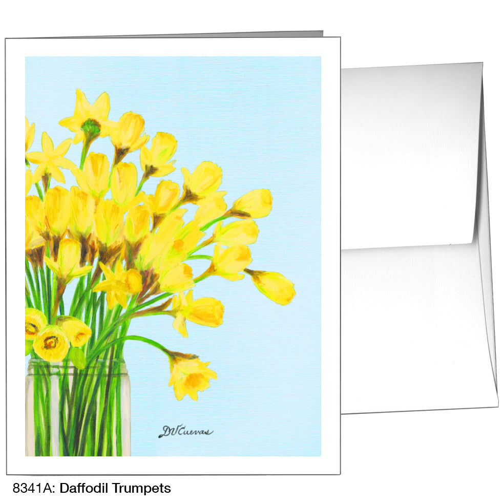 Daffodil Trumpets, Greeting Card (8341A)