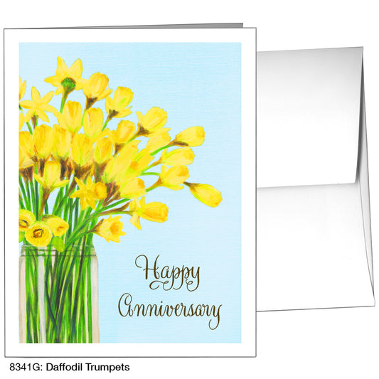 Daffodil Trumpets, Greeting Card (8341G)
