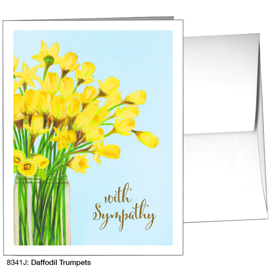 Daffodil Trumpets, Greeting Card (8341J)