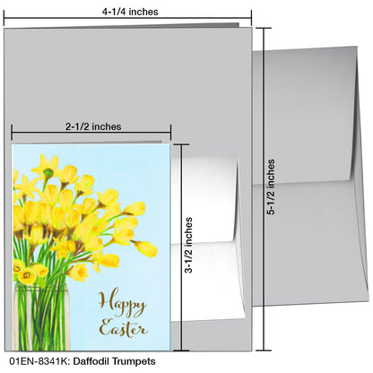 Daffodil Trumpets, Greeting Card (8341K)