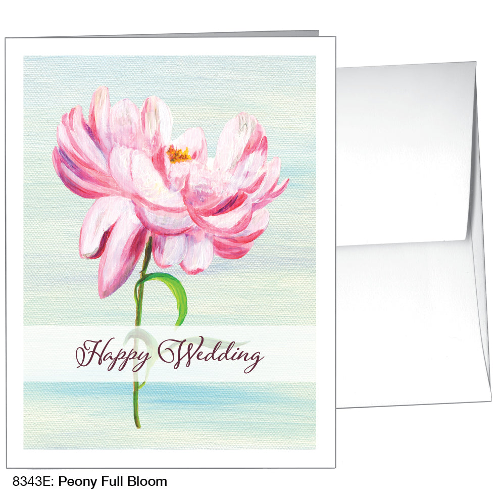 Peony Full Bloom, Greeting Card (8343E)