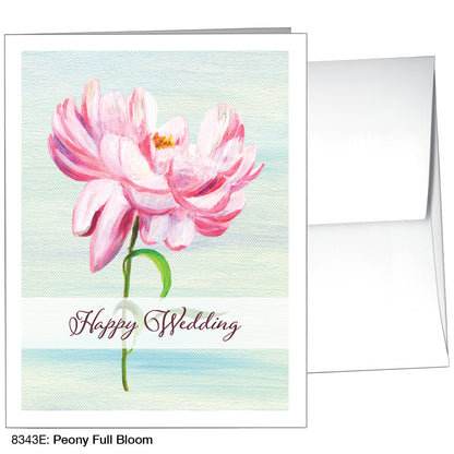 Peony Full Bloom, Greeting Card (8343E)