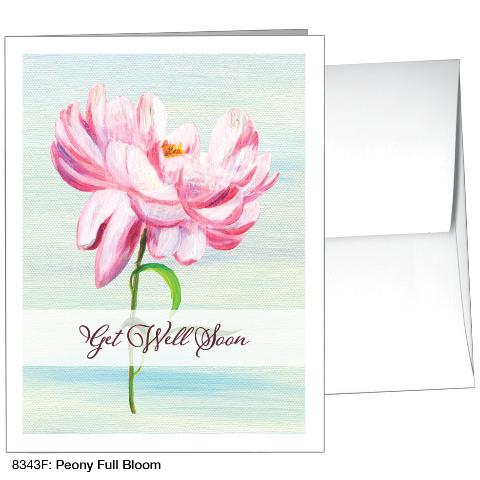 Peony Full Bloom, Greeting Card (8343F)