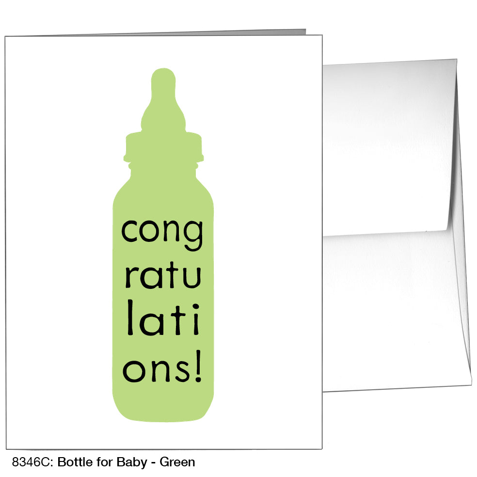 Bottle For Baby, Greeting Card (8346C)