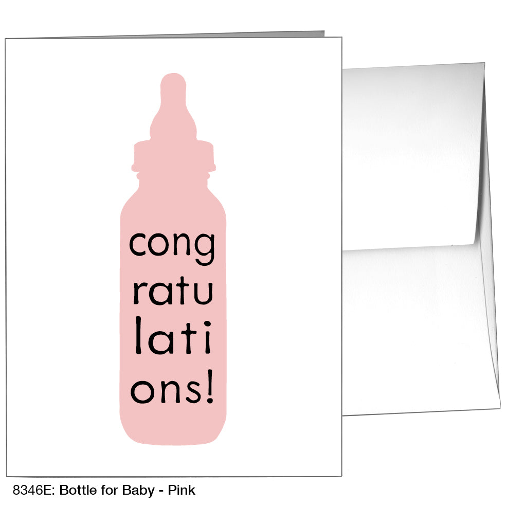 Bottle For Baby, Greeting Card (8346E)