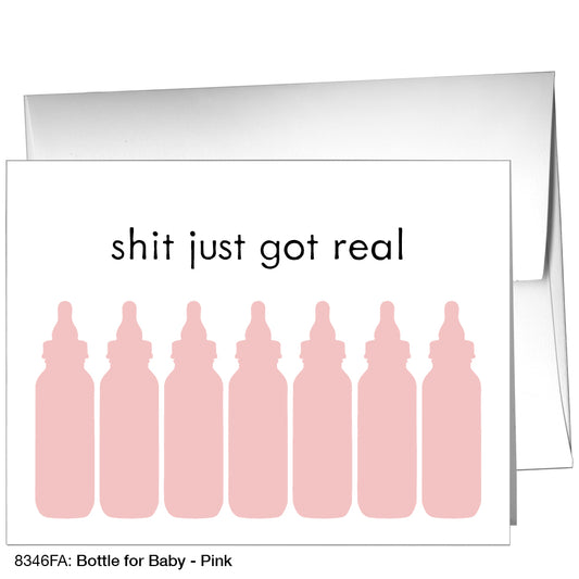 Bottle For Baby, Greeting Card (8346FA)
